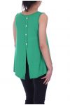 TOP DOS A BOUTONS 9037 VERT