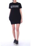 ROBE TUNIQUE 2 POCHES BLONDE 9044 NOIR