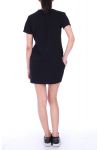 ROBE TUNIQUE 2 POCHES BLONDE 9044 NOIR