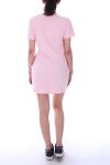 ROBE TUNIQUE 2 POCHES BLONDE 9044 ROSE