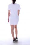 ROBE TUNIQUE 2 POCHES BLONDE 9044 BLANC