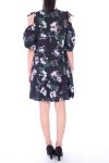 JURK FLOWER 9046 ZWART