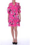 DRESS FLOWER 9046 FUCHSIA