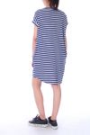 TUNIC DRESS 2 POCKETS RAYEE 9049 NAVY BLUE