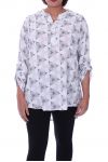 GROOT FORMAAT BLOUSE PRINT 1000 WIT