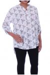 GROOT FORMAAT BLOUSE PRINT 1000 WIT