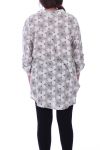 GROOT FORMAAT BLOUSE PRINTS 1000 BEIGE