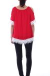 LACE TOP 9045 ROOD