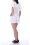 COMBINAISON SHORT 9069 BLANC