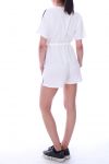 COMBINAISON SHORT 9069 BLANC