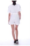 COMBINAISON SHORT 9069 BLANC