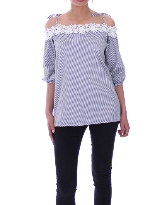 TOP RAYE KANT 9082 ZWART