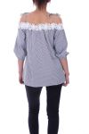 TOP RAYE KANT 9082 ZWART