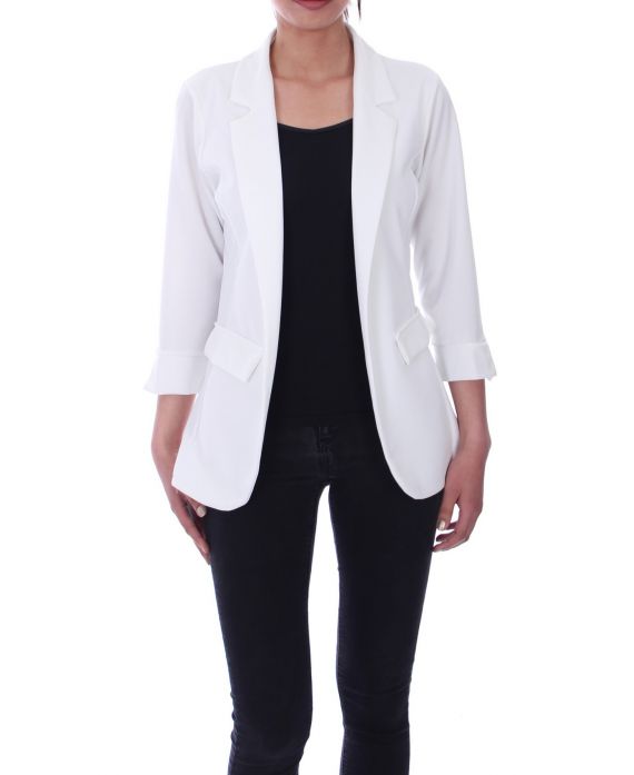 CHAQUETA BLAZER 9060 BLANCO