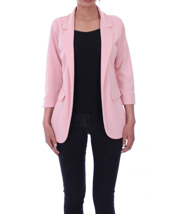 CHAQUETA BLAZER 9060-ROSA