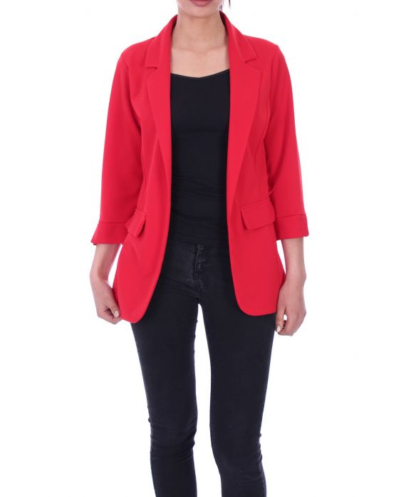 CHAQUETA BLAZER 9060 ROJO