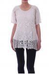 TUNIC AJOUREE 9074 BEIGE