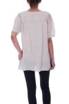 TUNIC AJOUREE 9074 BEIGE