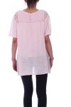 TUNIC AJOUREE 9074 PINK