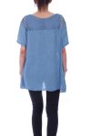 TUNIC AJOUREE 9074 BLUE