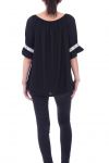 TUNIC HAS POM-POMS 9080 BLACK