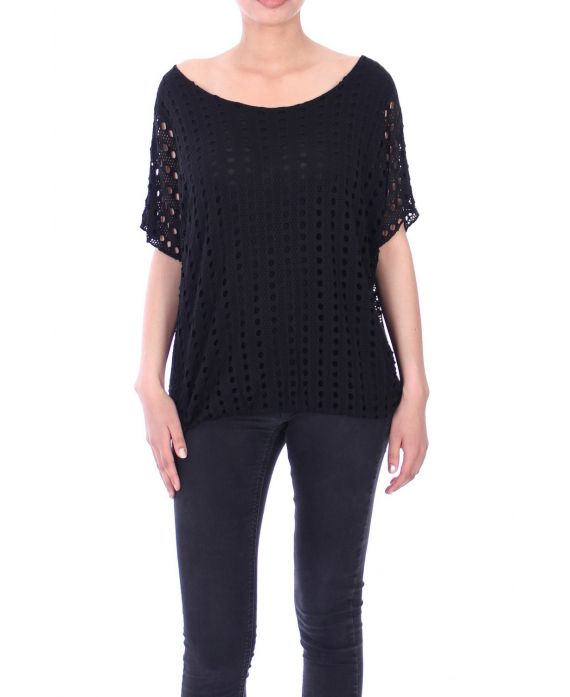 TOP AJOURE 9071 NOIR