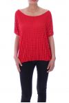 TOP AJOURE 9071 ROUGE