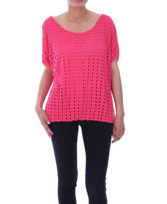 TOP AJOURE 9071 FUSHIA