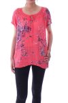 TOP DE ESCOTE BORDADO 9072 CORAL