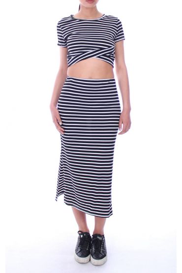 SET-TOP + ROK 9062 ZWART