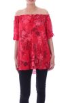 TUNIC FLORAL 9078 RED