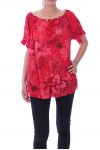 TUNIC FLORAL 9078 RED