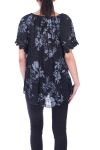 TUNIC FLORAL 9078 BLACK