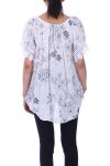 TUNIC FLORAL 9078 WHITE