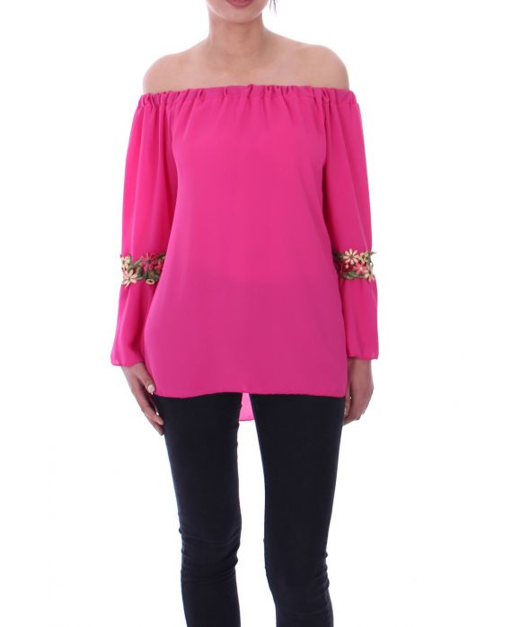 TUNIC BOHEMIENNE 9066 FUSHIA