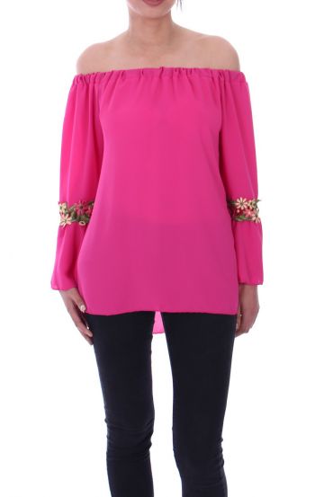 TUNIC BOHEMIENNE 9066 FUSHIA