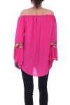 TUNIC BOHEMIENNE 9066 FUSHIA