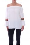 TUNIC BOHEMIENNE 9066 WHITE