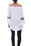 TUNIC BOHEMIENNE 9066 WHITE