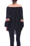 TUNIC BOHEMIENNE 9066 BLACK