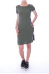 KLEID IN A BAND 9068 KHAKI