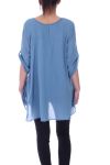 TUNIC AJOUREE 9075 BLUE