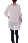 TUNIC AJOUREE 9075 BEIGE