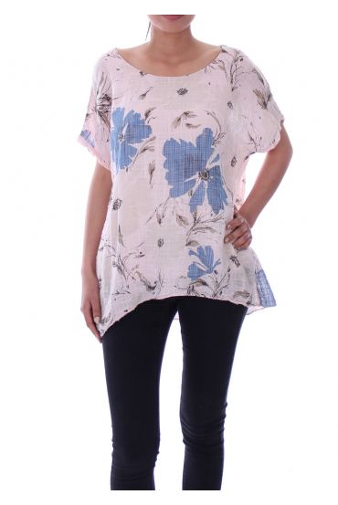 TOP FLOREALE 9077 ROSA