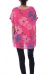 TOP DE FLORES 9077 FUSHIA