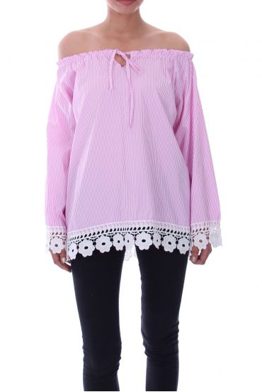 TUNIKA RAYEE SPITZE 9079 FUSHIA