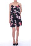 JURK FLOWER 9084 ZWART