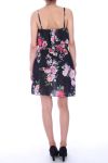 JURK FLOWER 9084 ZWART