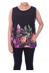 LARGE SIZE TOP PRINTS 9089 BLACK