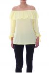 T-SHIRT SHOULDERS DENUDEES 6023 YELLOW